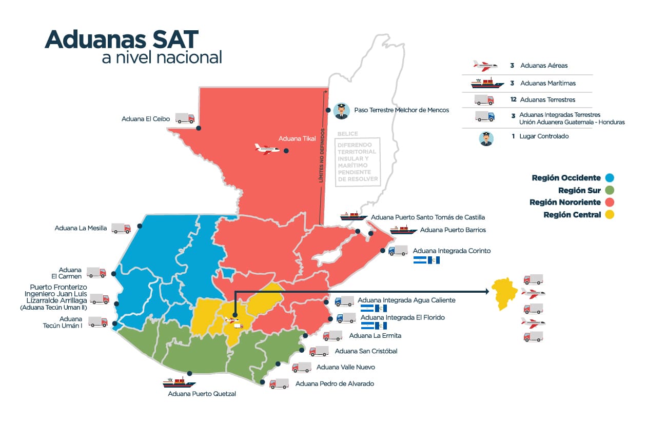 Información Mapa-de-Aduanas-Guatemala