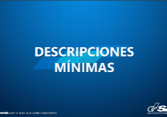 Descripciones Mínimas SAT